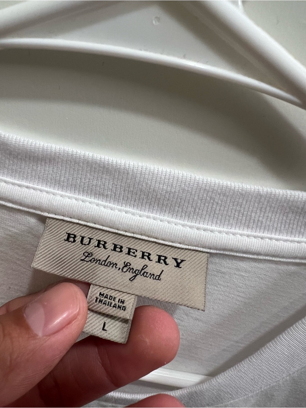 Burberry Shoulder Patch Men Tshirt L - Picture 4 of 6